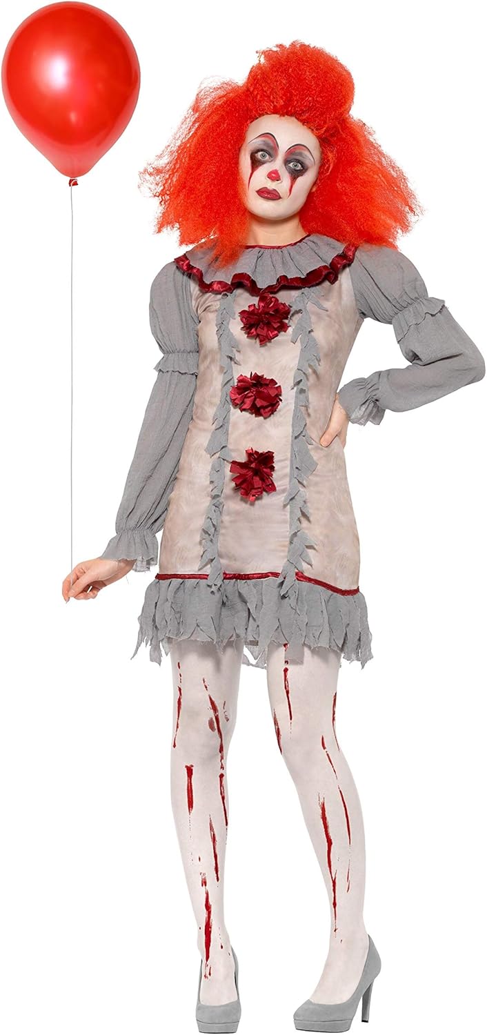 Smiffys Vintage Clown Lady Costume - Adult 1