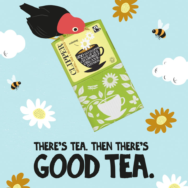 Clipper - Organic Chamomile Tea Bags | 250 Individually Wrapped Fairtrade Infusion Sachets