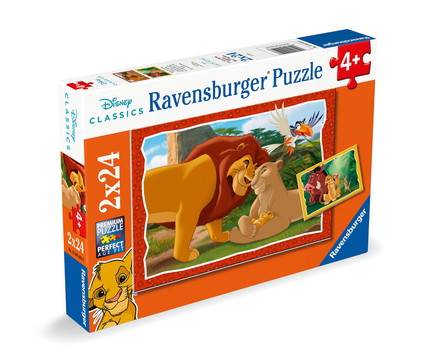 Ravensburger Disney Lion King 2x 24-Piece Jigsaw Puzzles for Kids - Educational Toys for Children 4 Years and Up 1
