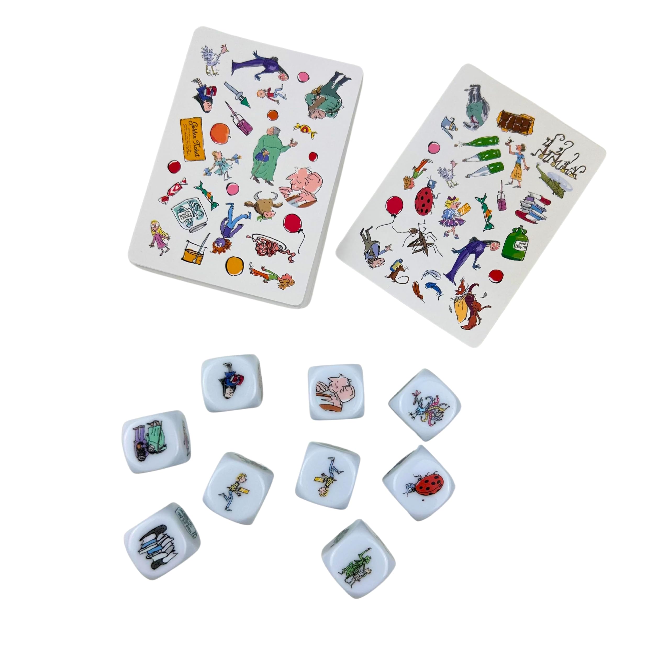 Paul Lamond Roald Dahl Find It Fast Card Game - Ages 5+, 2-4 Players, Family Dice Game 3