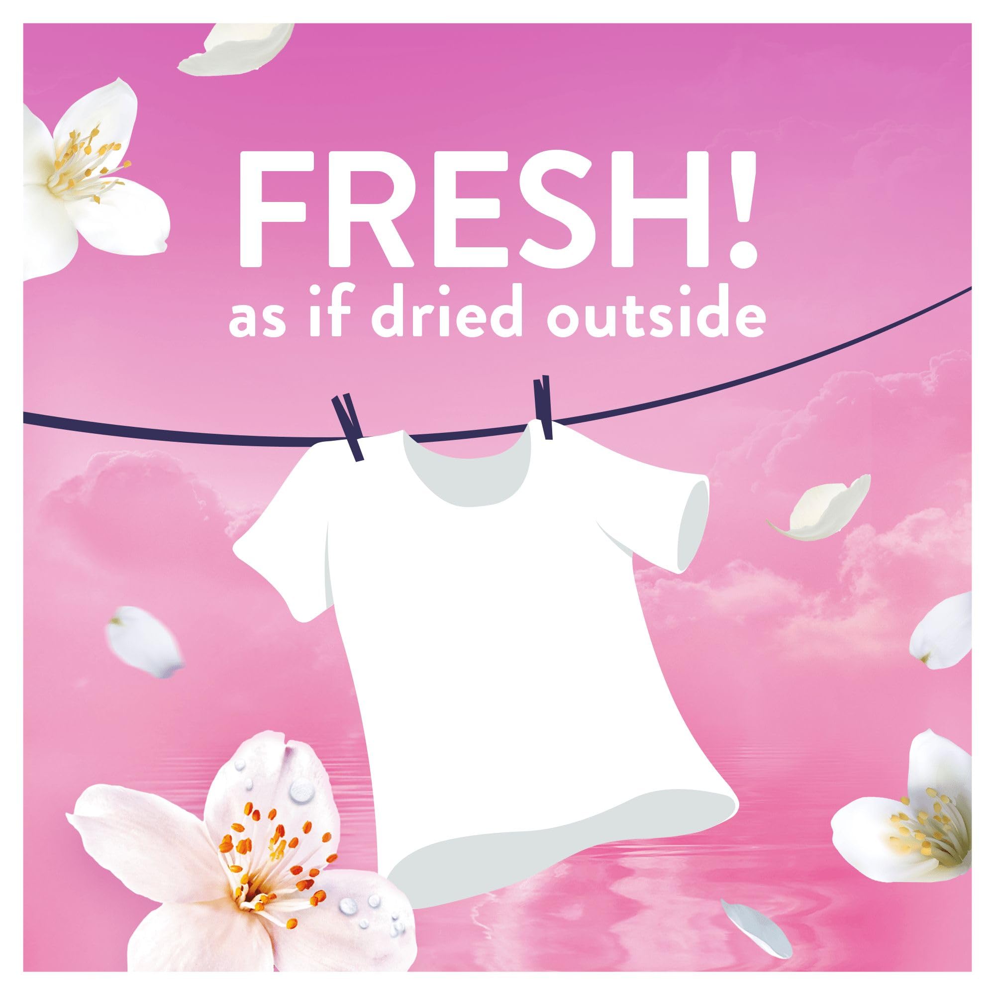 Lenor Outdoorable Fabric Conditioner - Dreamy Jasmine Scent | 1.176L (84 Washes) 2