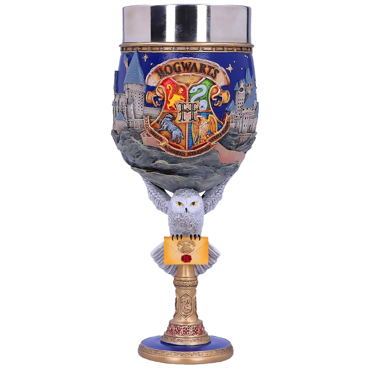 Nemesis Now Harry Potter Hogwarts Collectible Goblet - Blue, 19.5cm, Resin