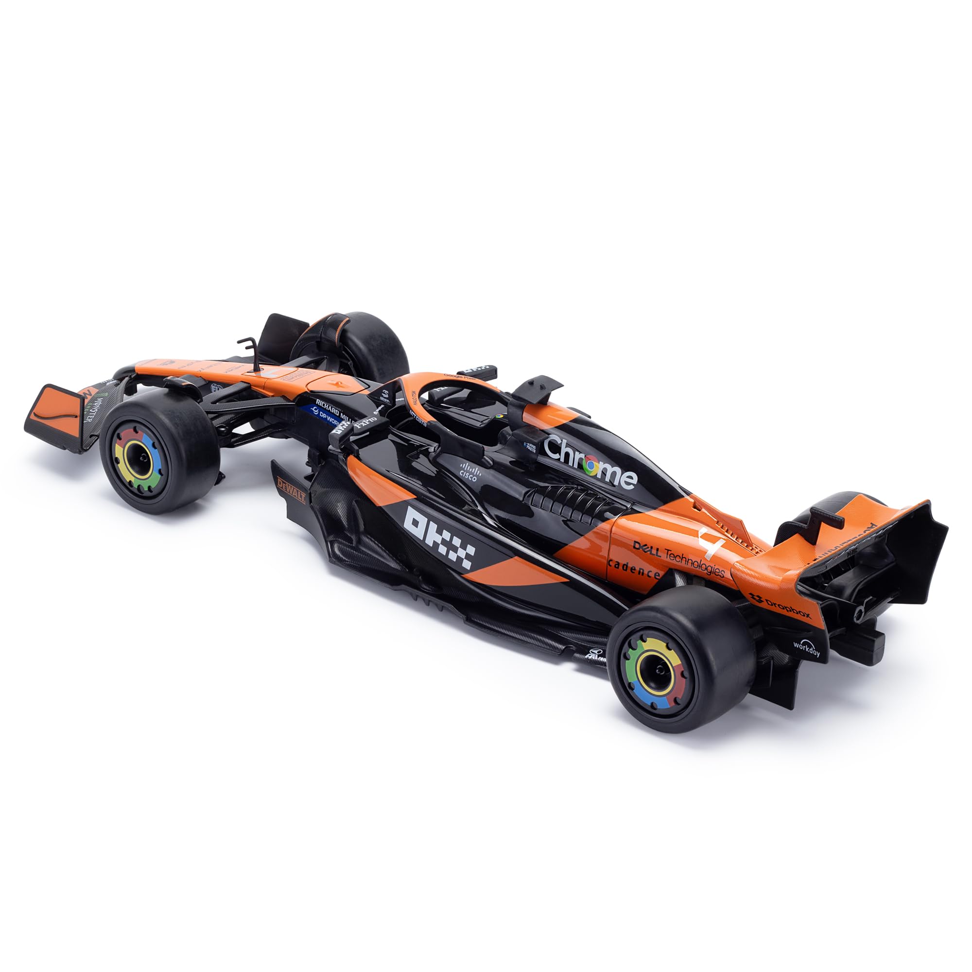 McLaren MCL38 RC Car - 1:14 Scale 2.4GHz Remote Controlled F1 Vehicle for Kids & Collectors 4