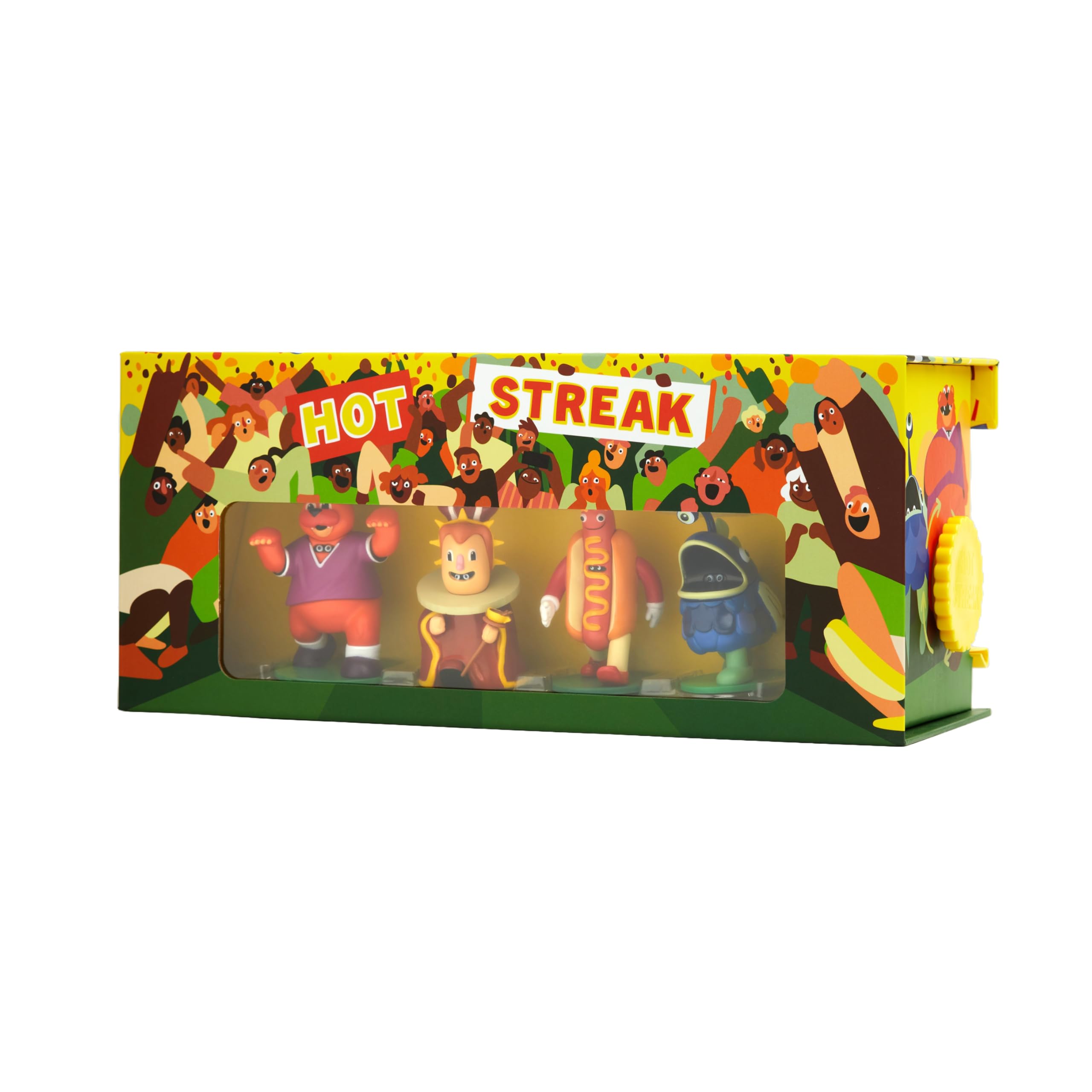 CMYK Hot Streak Party Game - Mascot Racing Board Game for 2-9 Players, Ages 8+