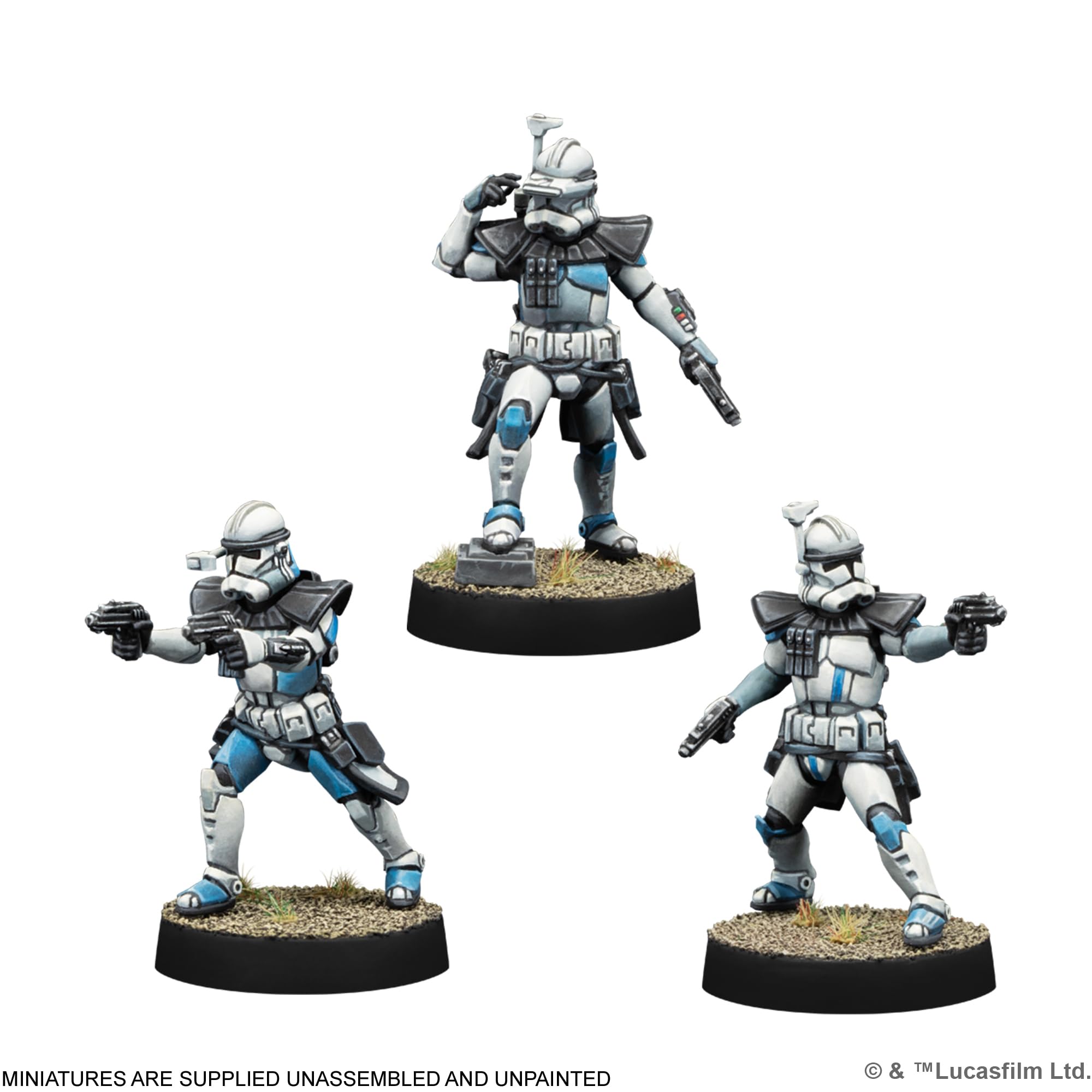 Asmodee Star Wars Legion: ARC Troopers Unit Expansion | 7 Miniatures | Age 14+