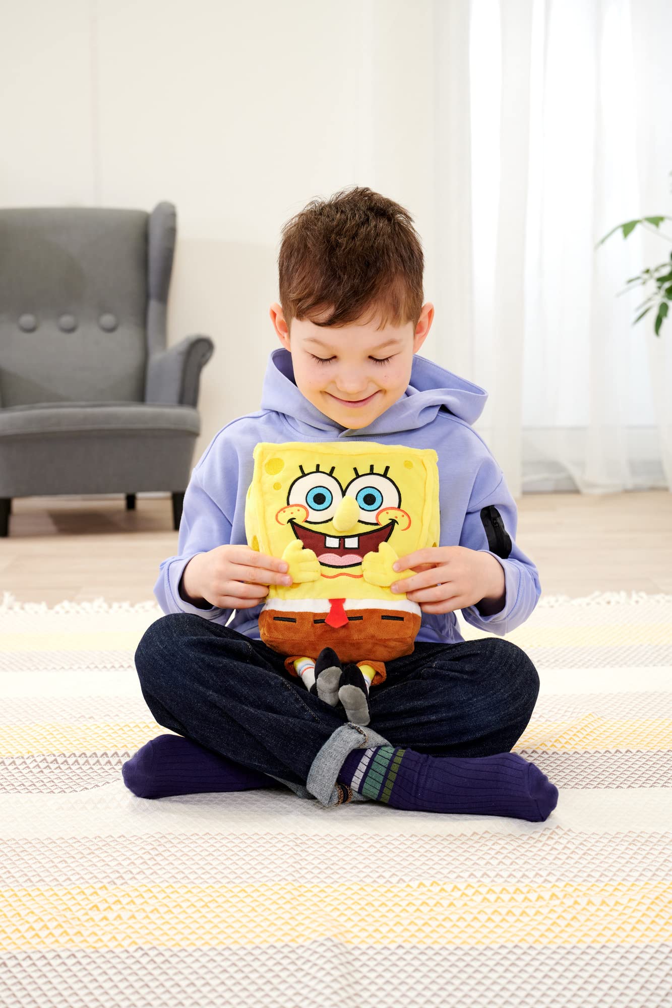 Simba Spongebob Squarepants Plush Toy - 35 cm Cuddly Soft with Recycled Filling 4