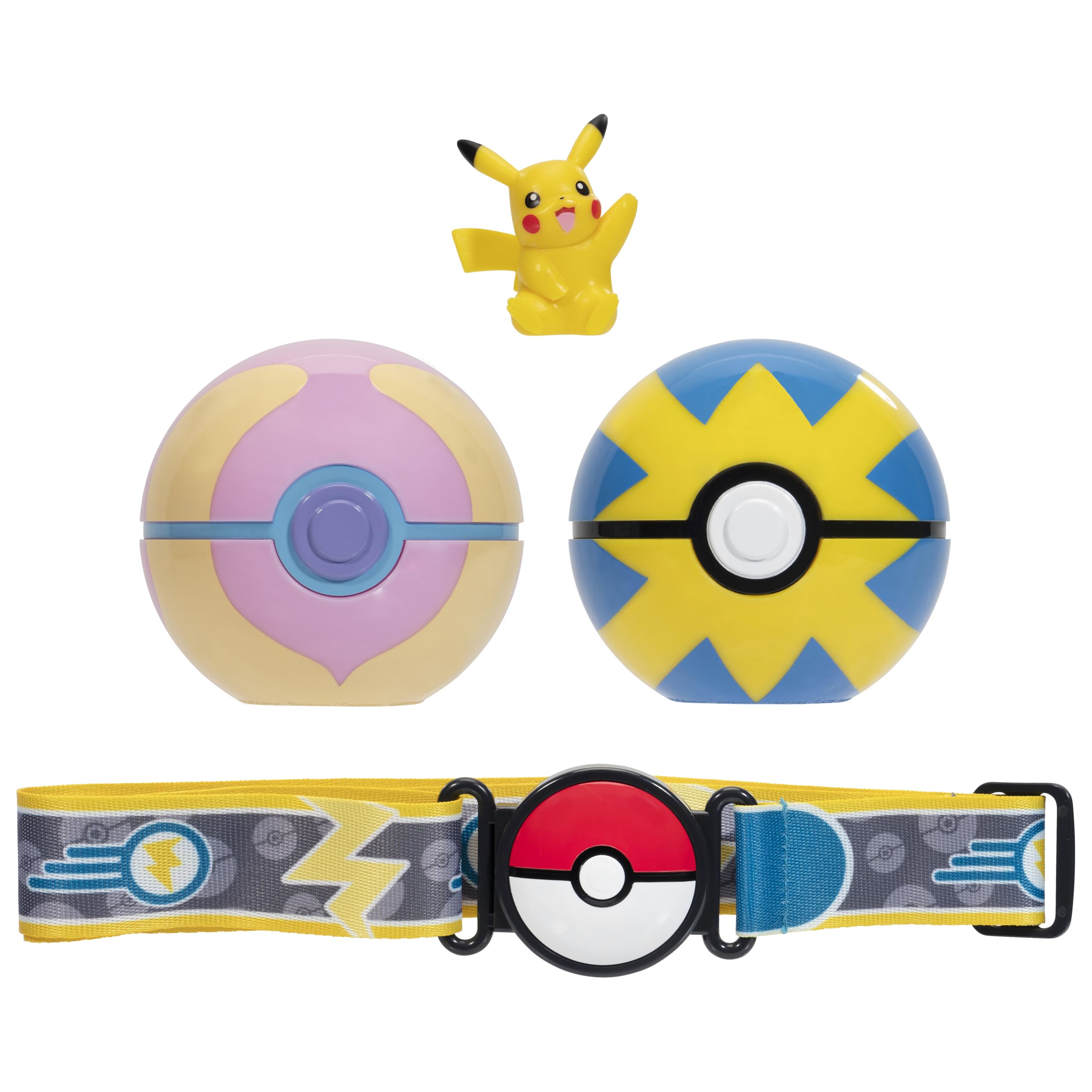 Pokémon Pikachu Clip 'N' Go Belt Set - Includes Themed Belt and 2-Inch Pikachu Figure 1