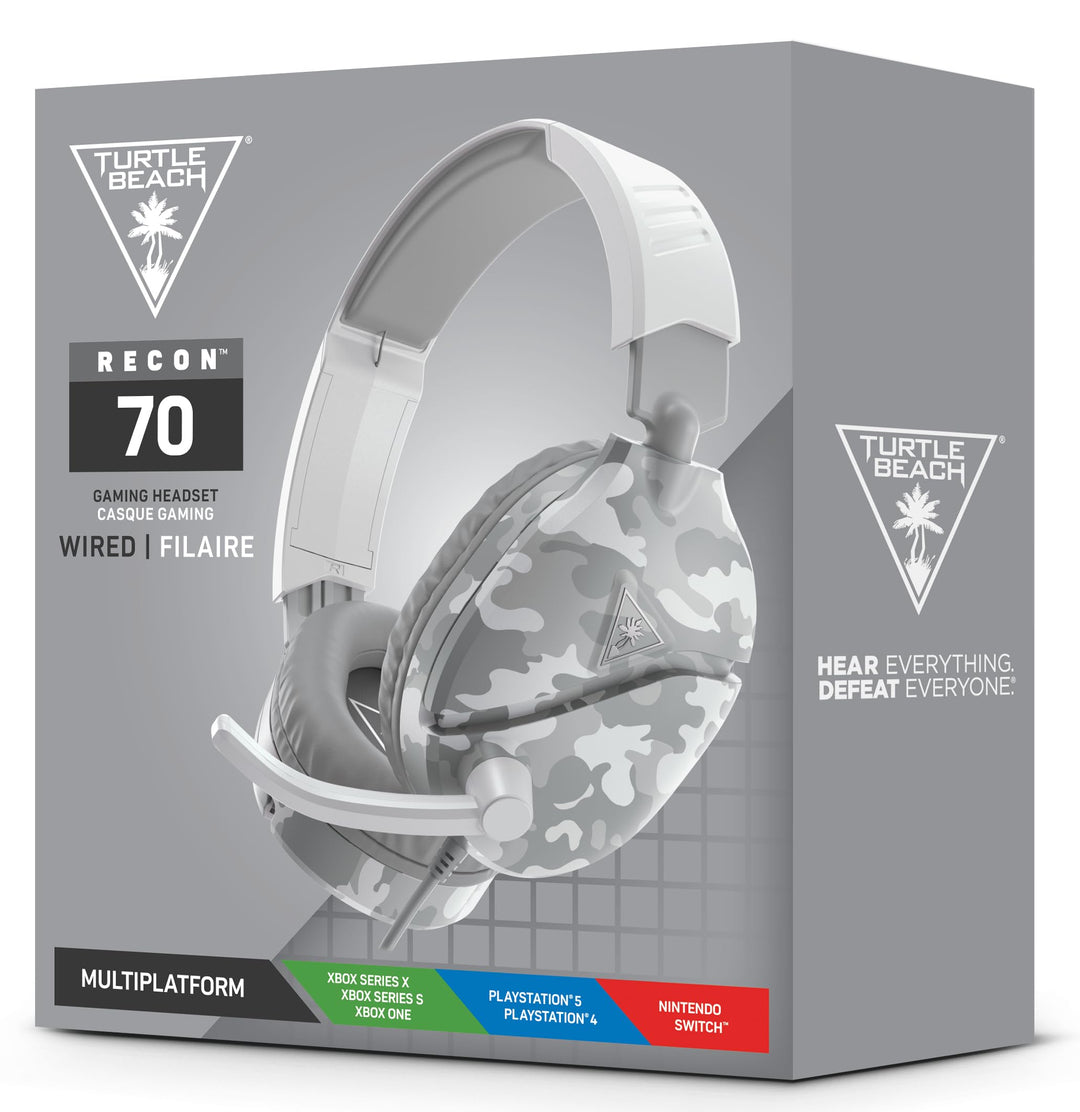 Turtle Beach Recon 70 Arctic Camo Gaming Headset for Xbox, PS5, PS4, Nintendo Switch, PC & Mobile