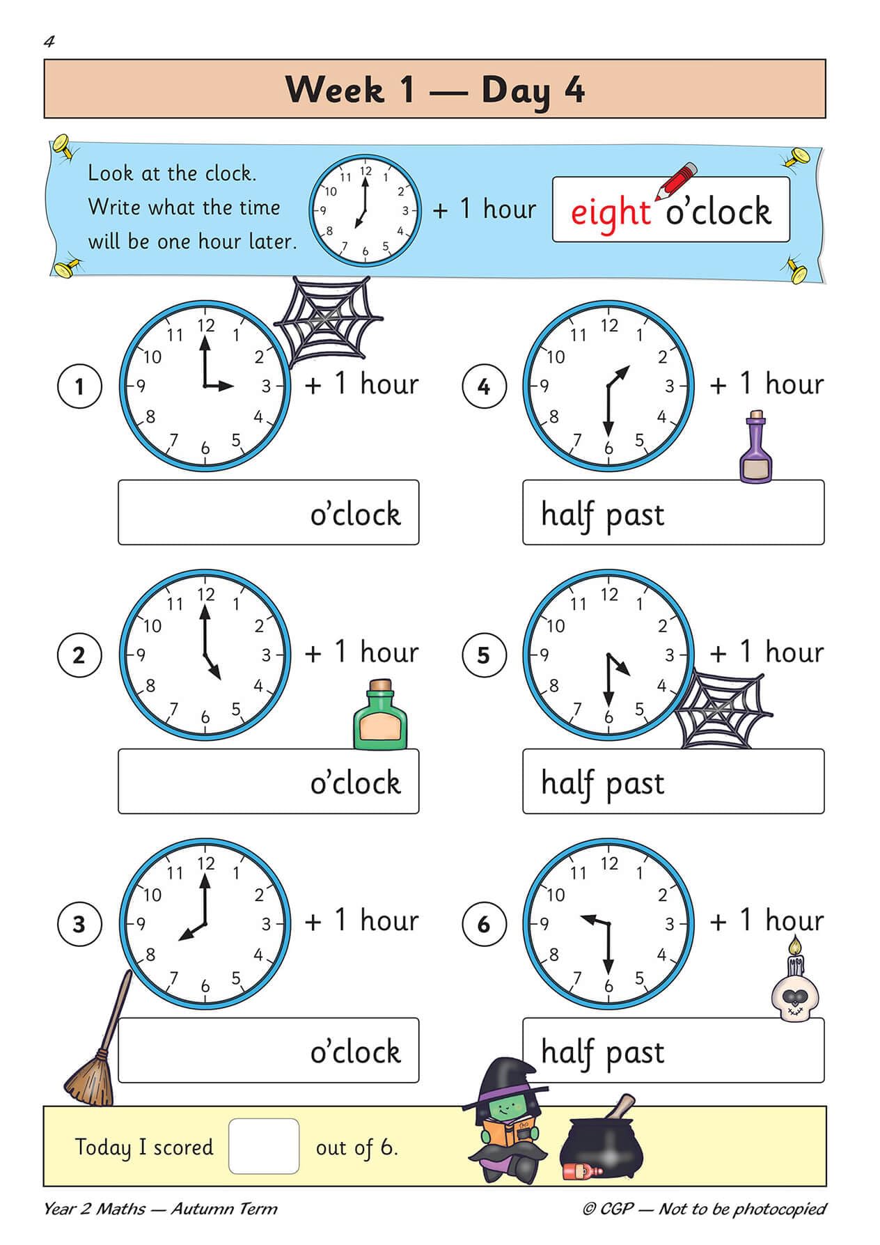 CGP KS1 Maths Year 2 Daily Practice Book - Autumn Term | Ages 6-7 | Paperback 5