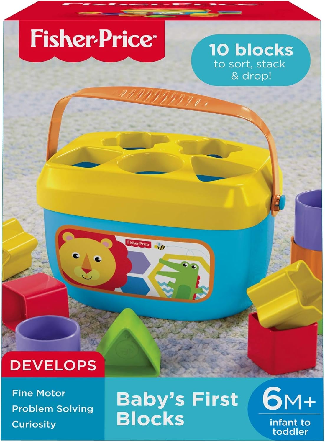 Fisher-Price Baby's First Blocks - Shape Sorting & Stacking Toy for 6+ Months 9