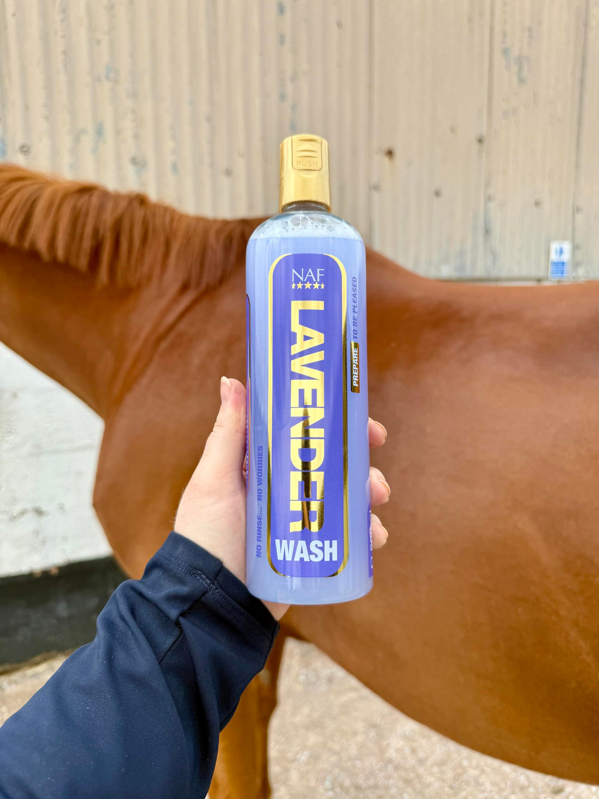 NAF Lavender Wash - No-Rinse Conditioner for Horses | 500ml 5