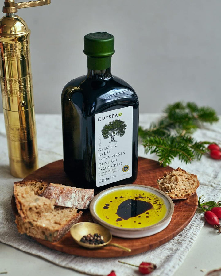 Odysea Organic Greek Extra Virgin Olive Oil, PGI Chania, 500 ml