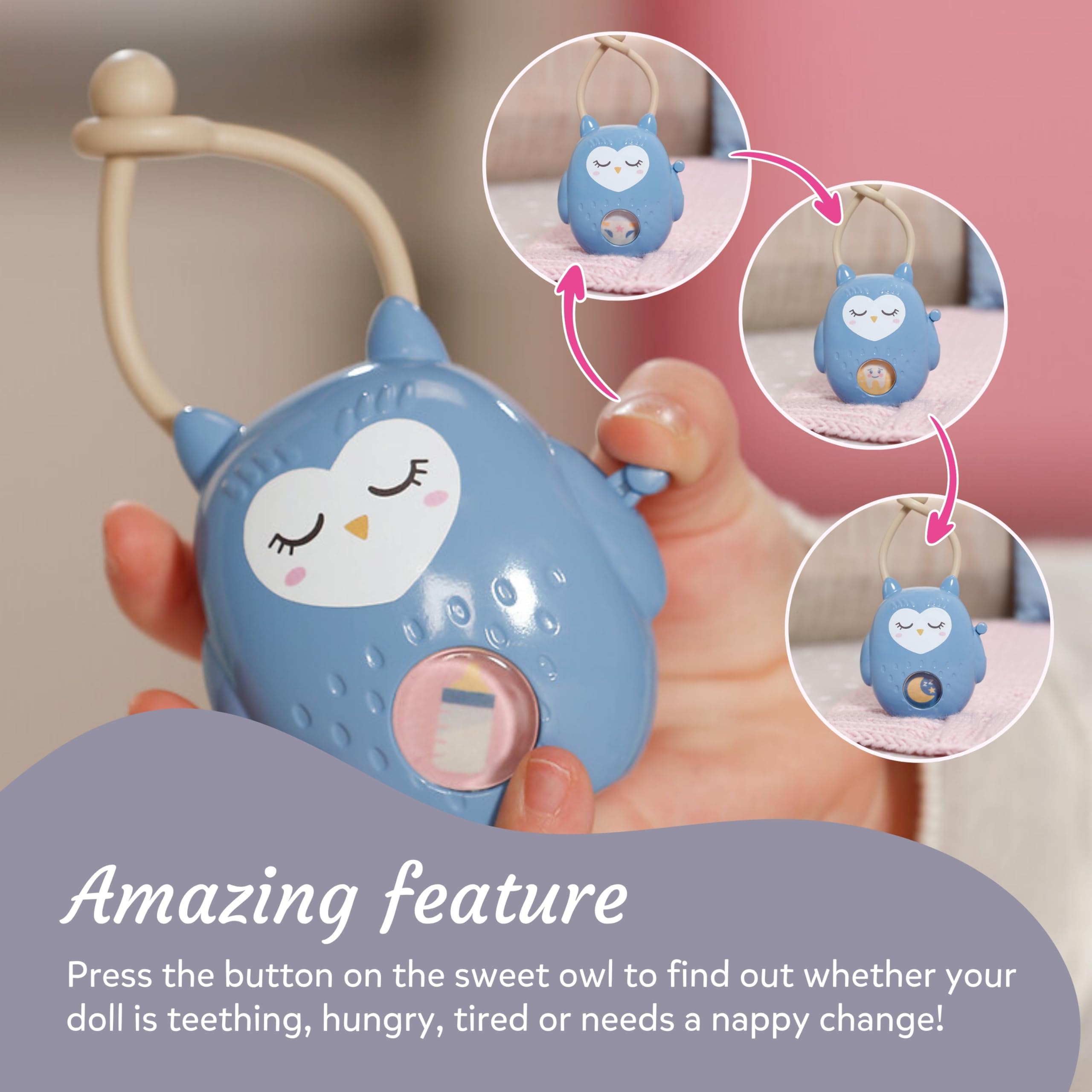 Baby Annabell Baby Care Set - 7-Piece Doll Accessories Playset for 36cm & 43cm Dolls 11