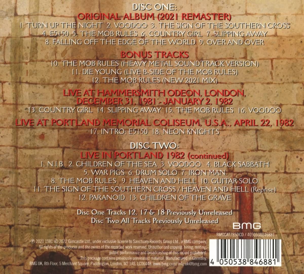 Black Sabbath - Mob Rules [CD]