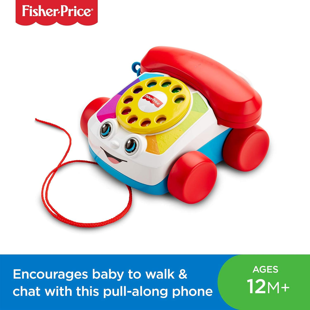 Fisher-Price Chatter Telephone - Classic Pull-Along Toy for Toddlers 12M+