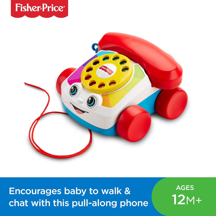 Fisher-Price Chatter Telephone - Classic Pull-Along Toy for Toddlers 12M+