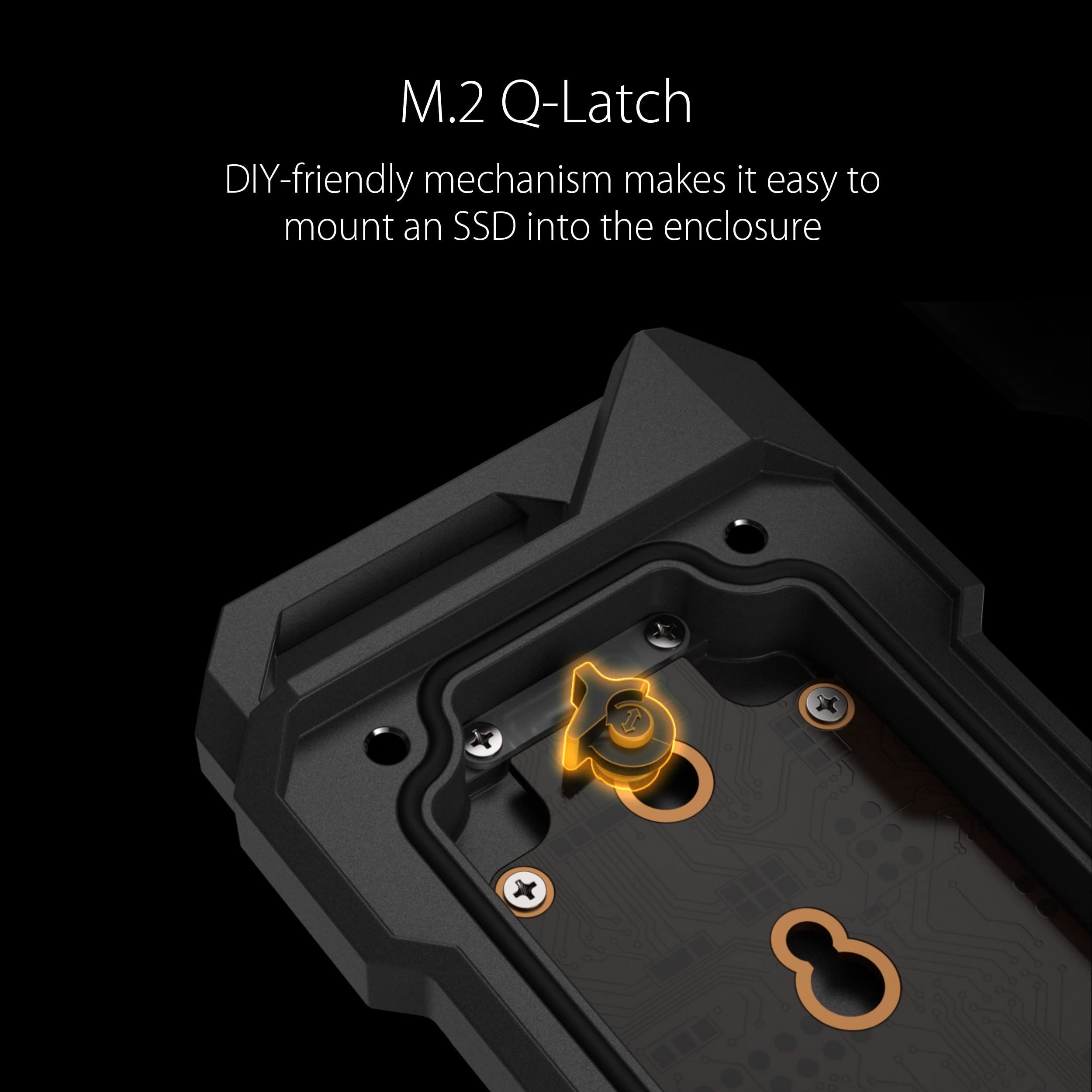 ASUS TUF Gaming A1—USB-C 3.2 Gen 2x1 SSD Enclosure for Dual M.2 NVMe PCIe SSDs 21