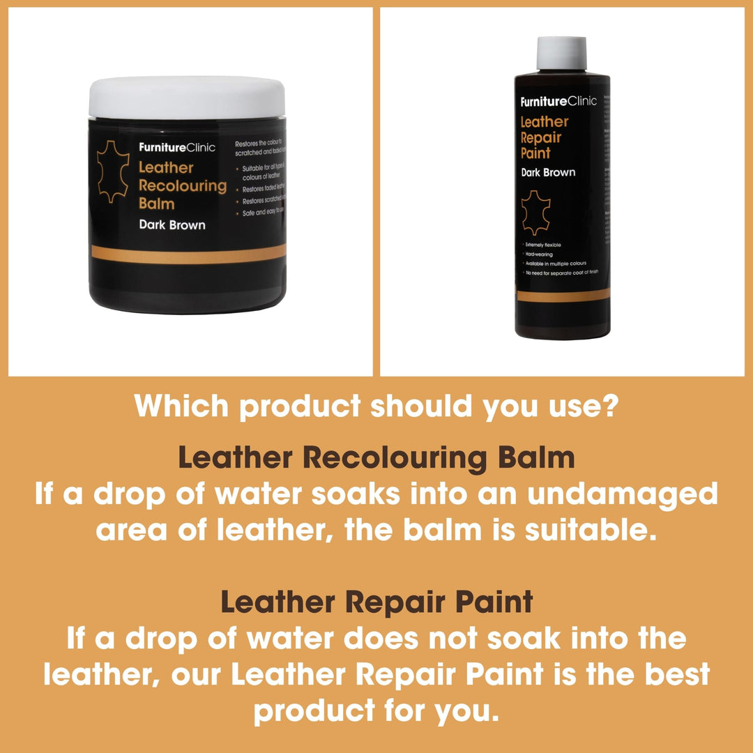 Furniture Clinic Leather Recolouring Balm - Navy Blue for Sofas, Car Seats & Shoes