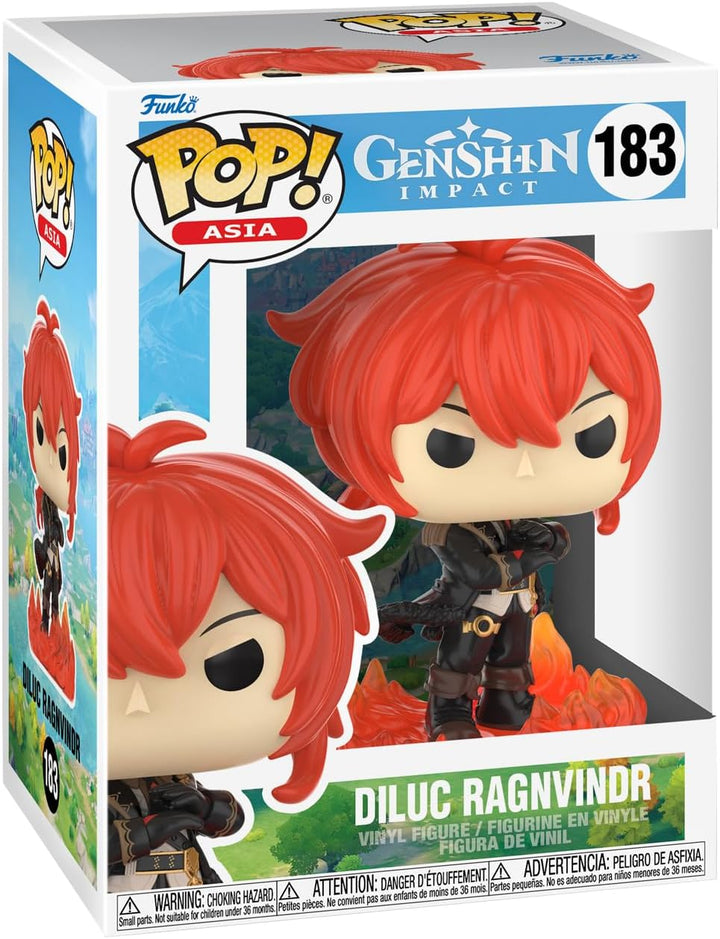 Funko Pop! Games Genshin Impact - Diluc Ragnvindr Vinyl Figure (Model Number: 12345)