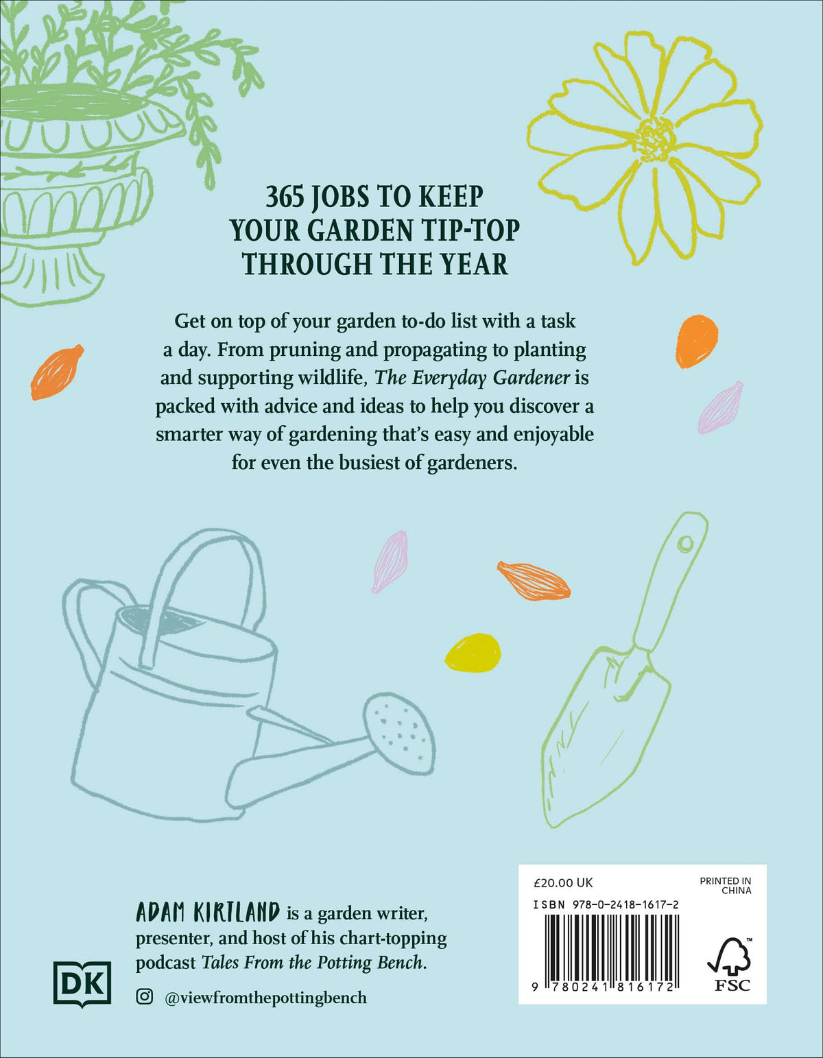 DK The Everyday Gardener - Daily Gardening Tasks & Projects | Hardcover