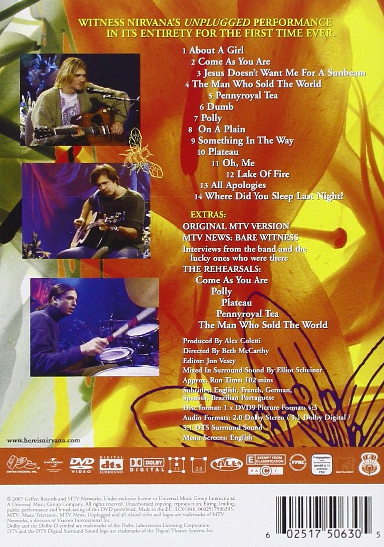 Nirvana - Unplugged In New York [DVD]