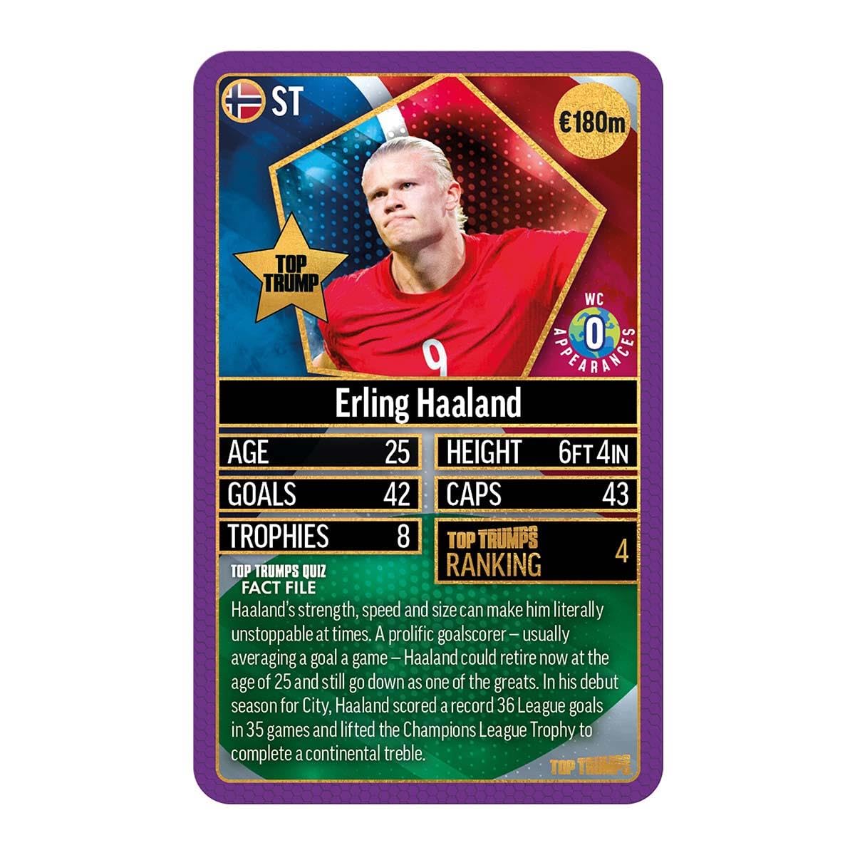 Top Trumps World Football Stars Top 200 Card Game - Chrome Purple Pack | Ages 7+