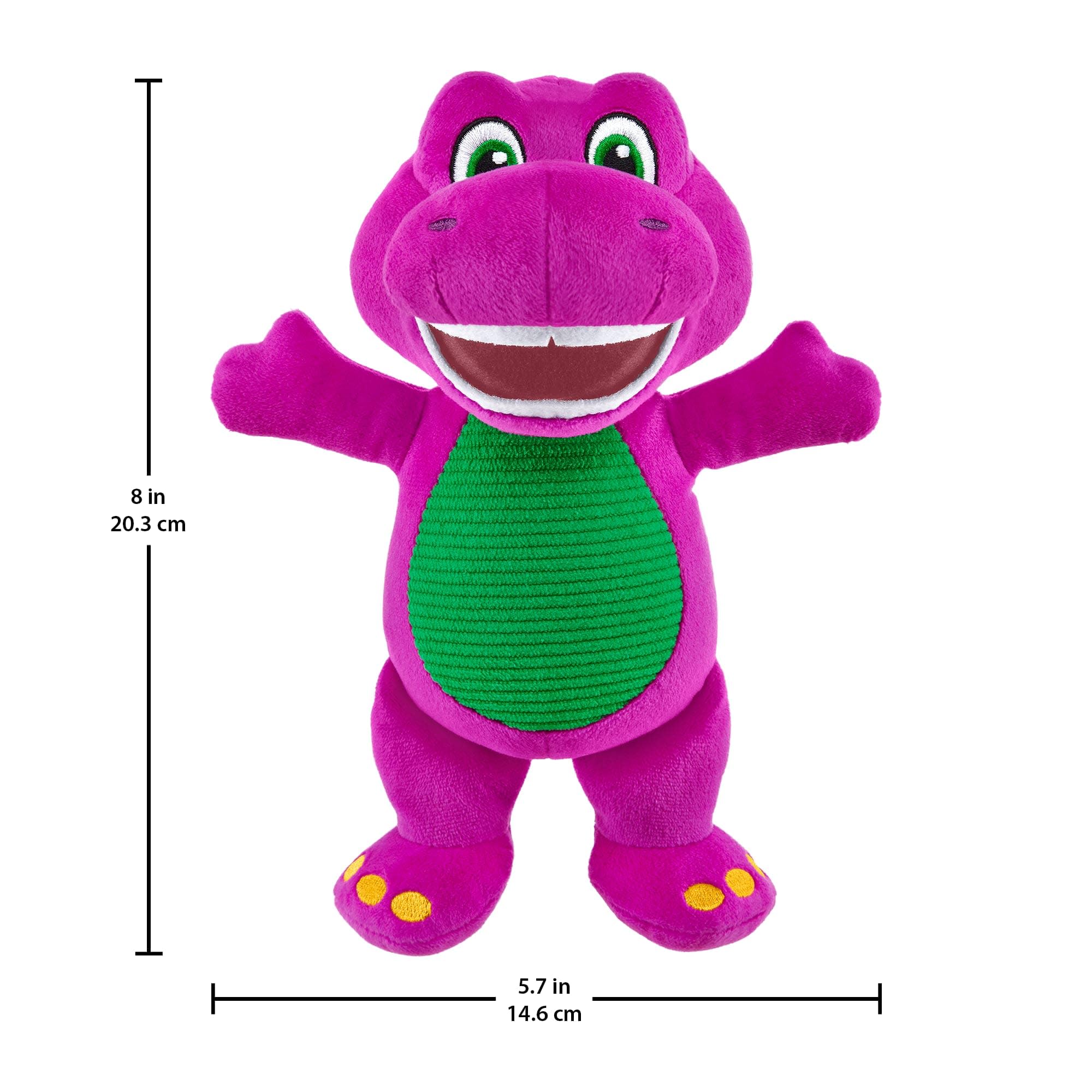 Fisher-Price Barney's World 6.5-Inch Plush Dinosaur Toy for Toddlers 2