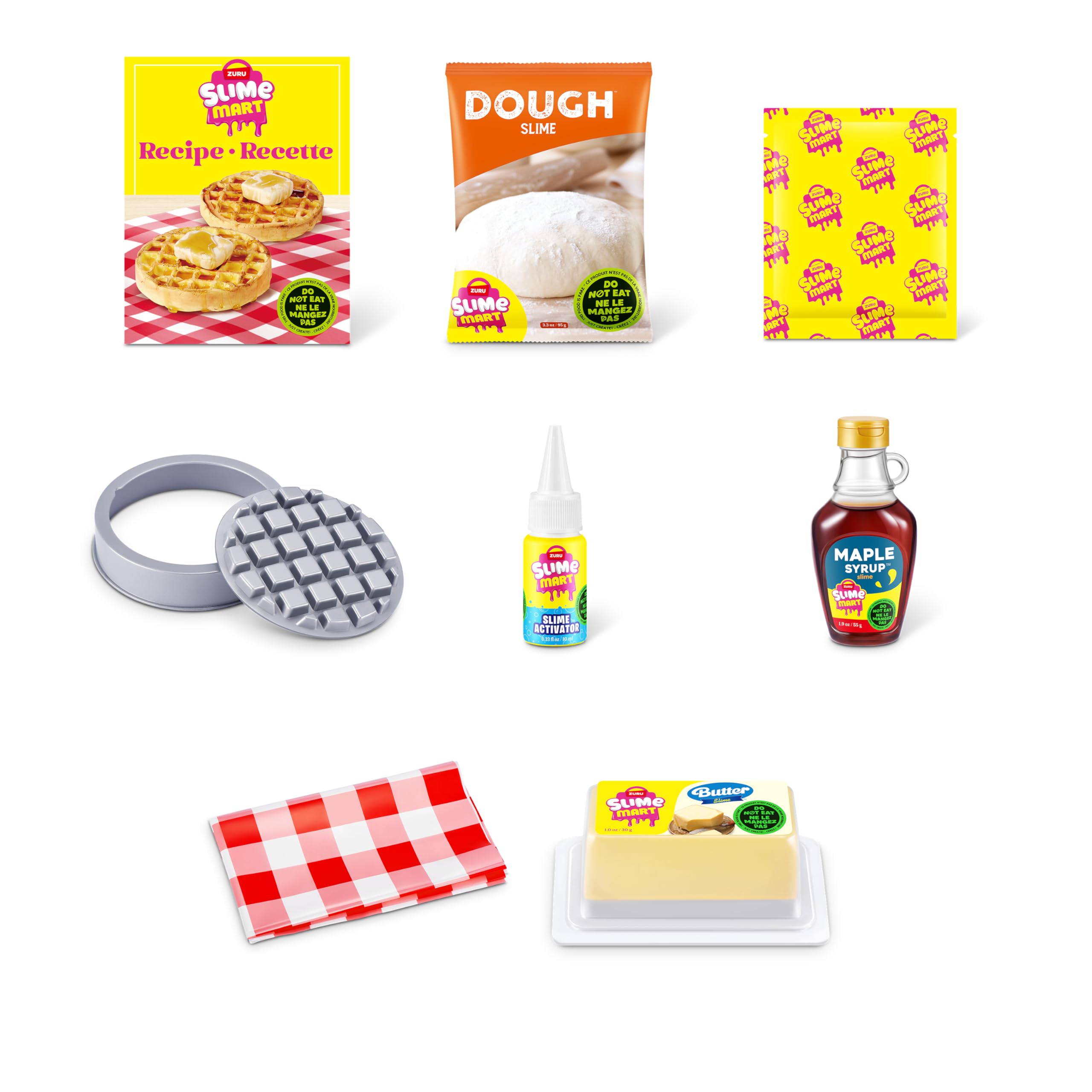 Slime Mart Small Bag by ZURU - Waffles Slime Compound for Kids 6+ 2