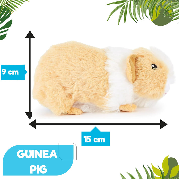 Zappi Co Recycled Plush Guinea Pig - Eco-Friendly Stuffed Animal for Kids 0-15 Years