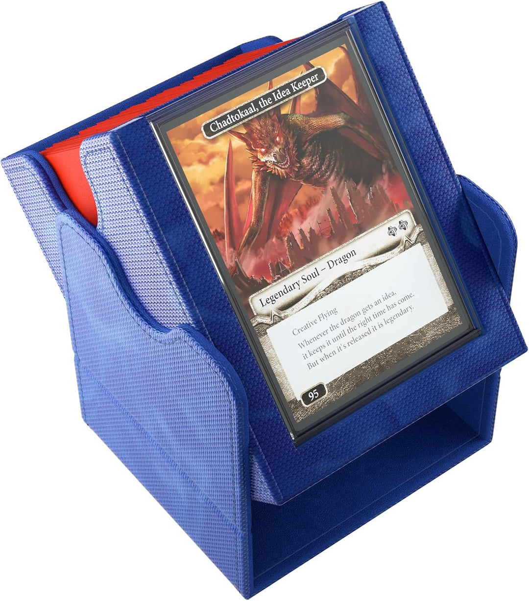 Gamegenic Magic: The Gathering Squire Plus 100+ XL Convertible Blue Commander Deck Box