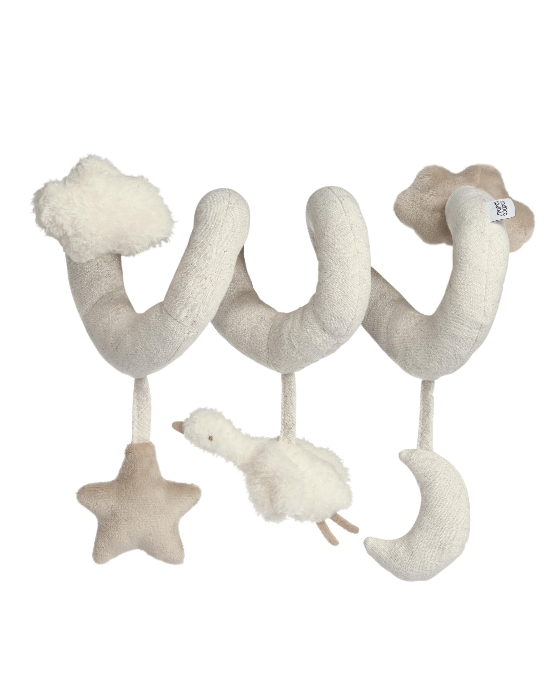 Mamas & Papas Duckling Travel Spiral Activity Toy - Sensory Development for Babies & Toddlers