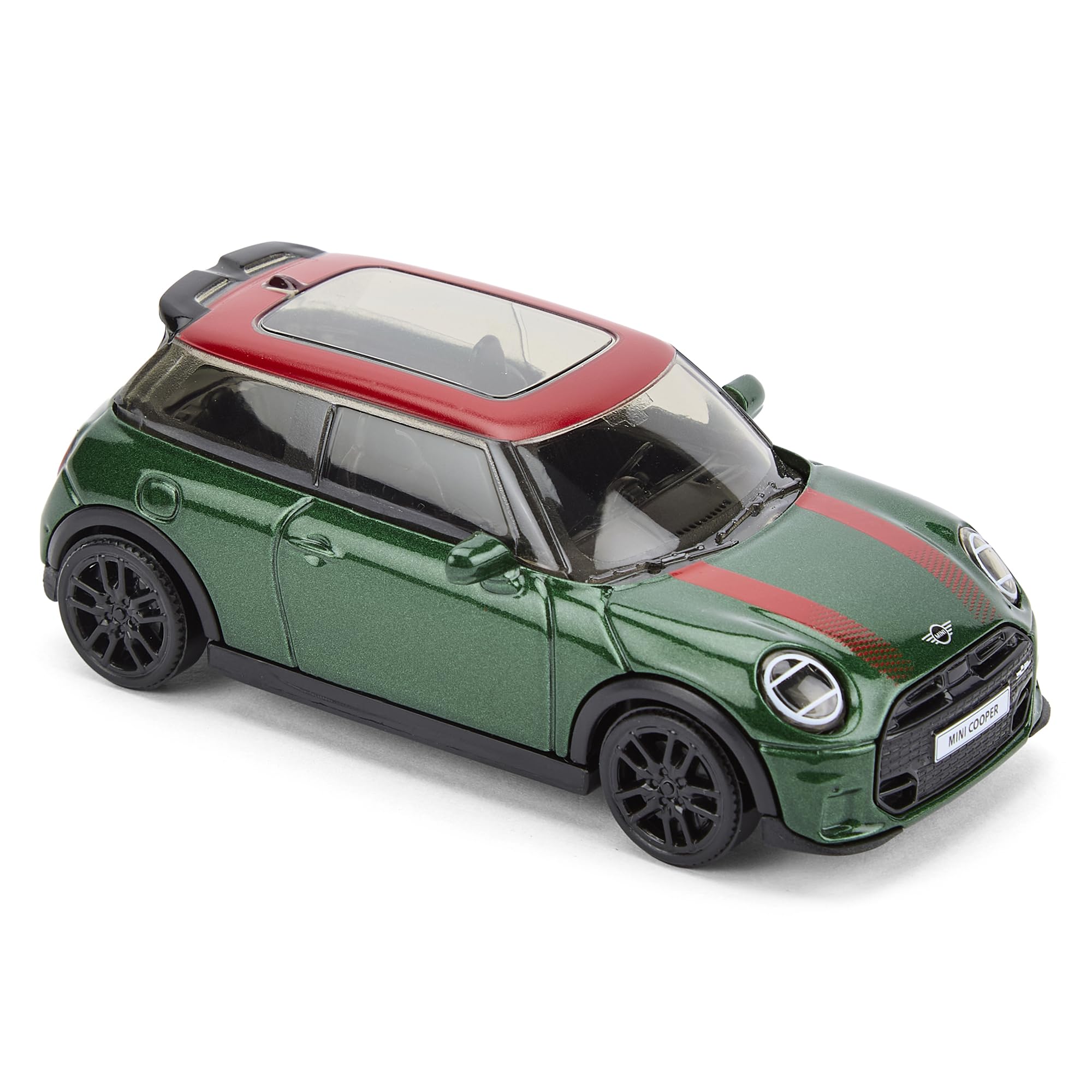 CMJ Mini John Cooper Works 1:43 Scale Die-Cast Model Car - Green | Detailed Interior | Metal Body 2