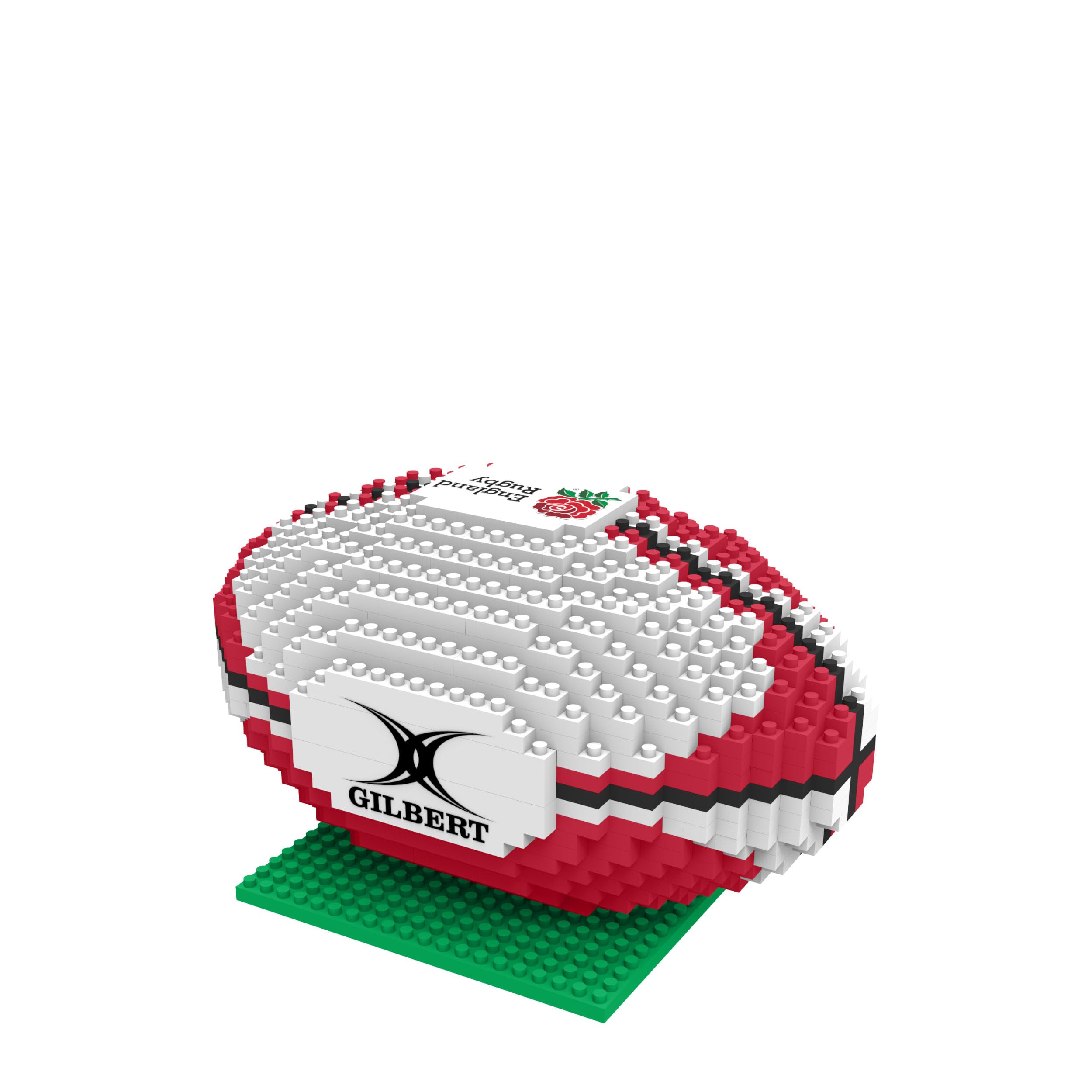 FOCO BRXLZ Rugby Ball Building Set - 712 Pieces | Ages 12+