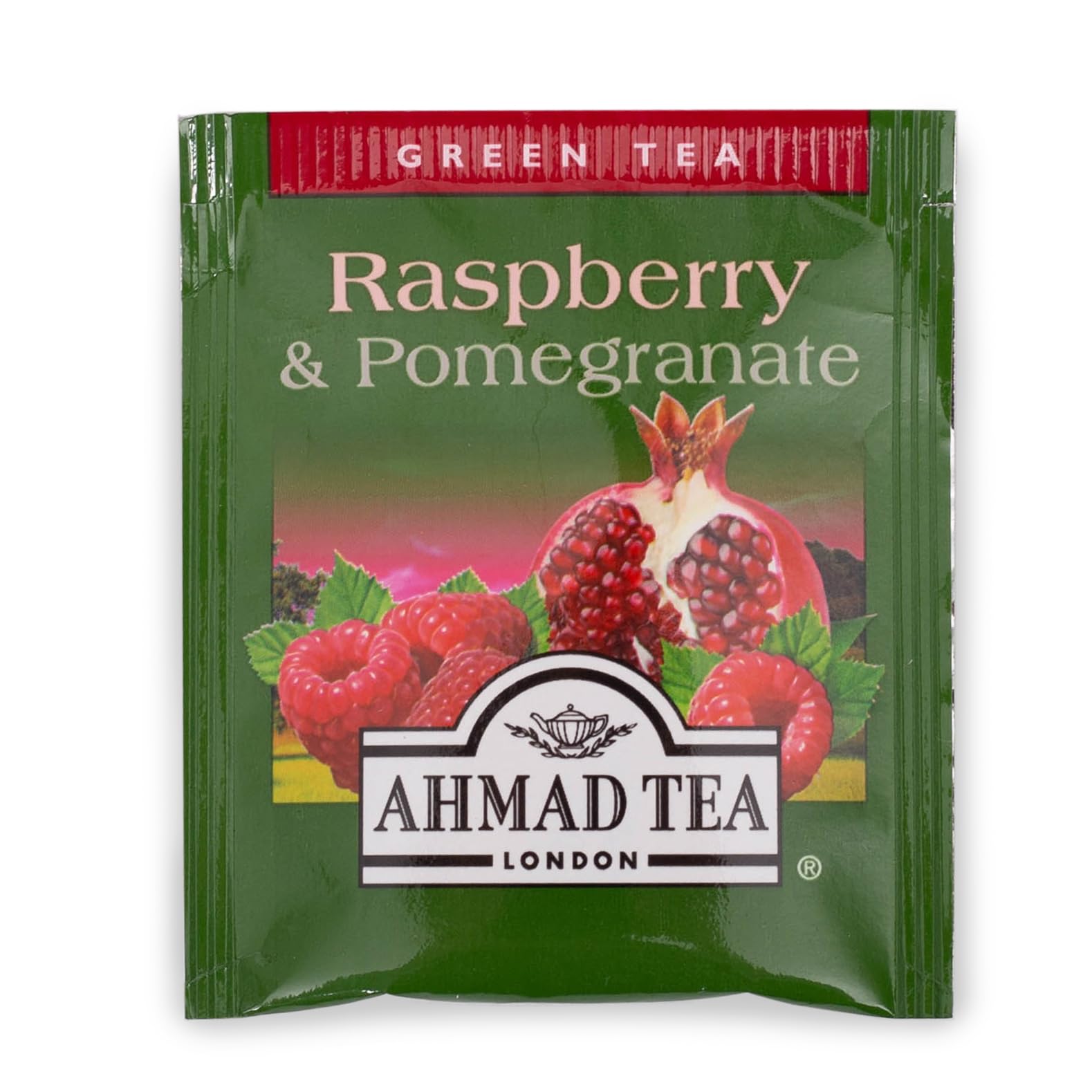 Ahmad Tea Raspberry & Pomegranate Green Tea - 20 Teabag Sachets | Chun Mee Leaf 2