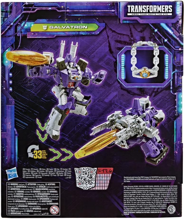 Transformers Legacy Series Leader Galvatron Action Figure - G1-Inspired Design & 2 Epic Modes, Ages 8+