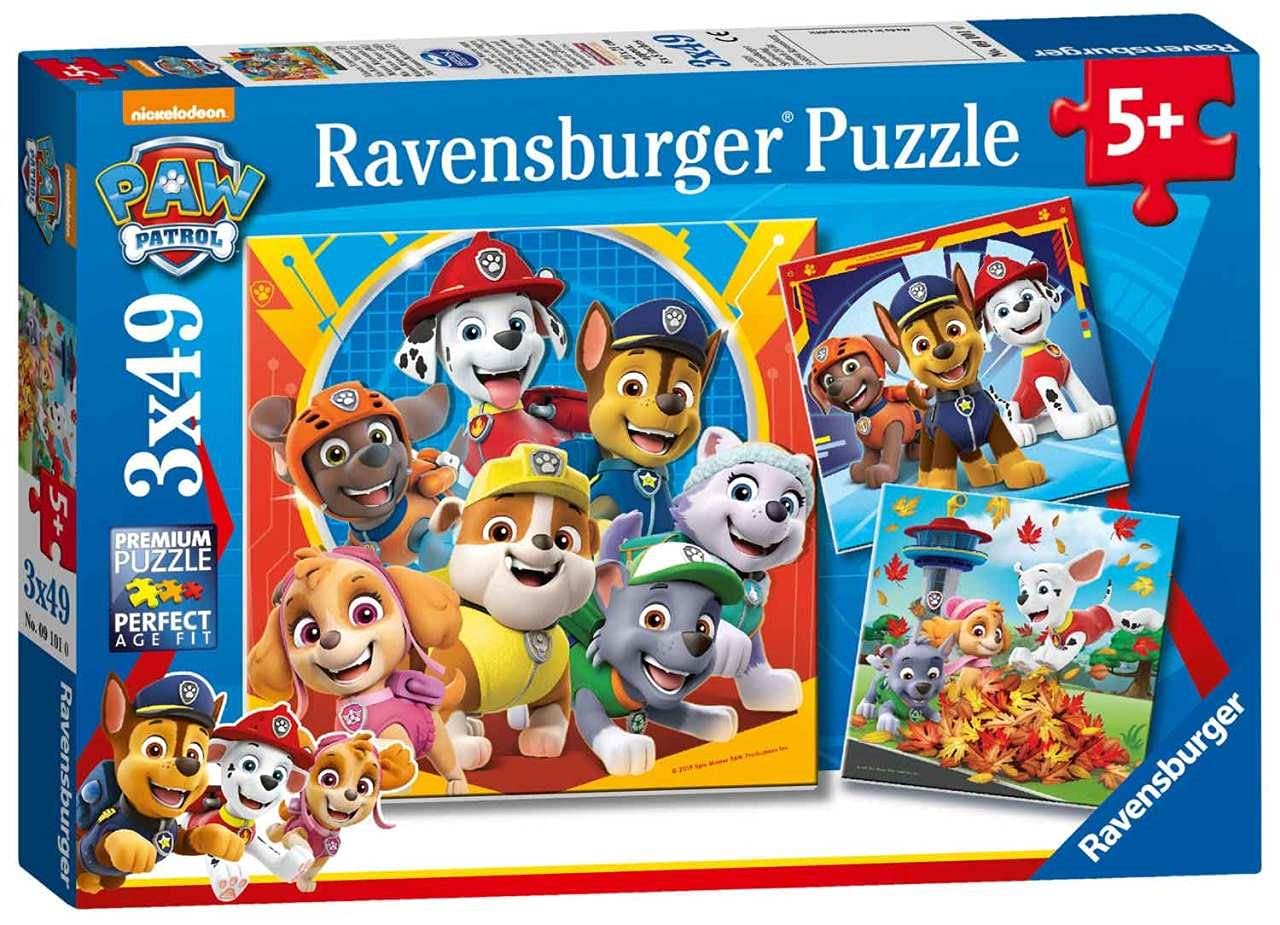 Ravensburger Paw Patrol 3 x 49-Piece Jigsaw Puzzles for Kids 5 Years and Up 1