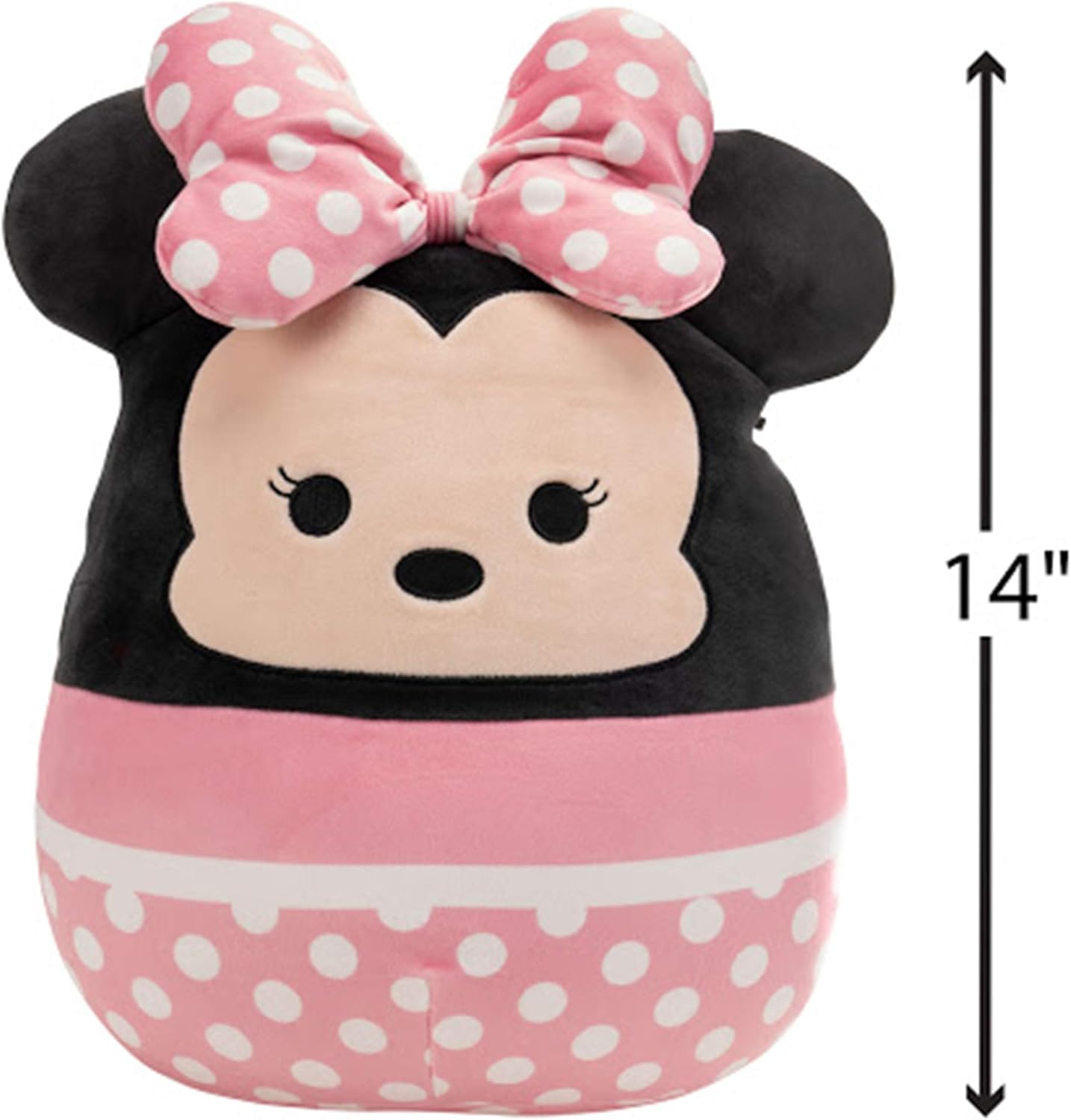Squishmallows Disney 14-Inch Minnie Mouse Plush - Ultrasoft Stuffed Animal for Kids 3+ 14