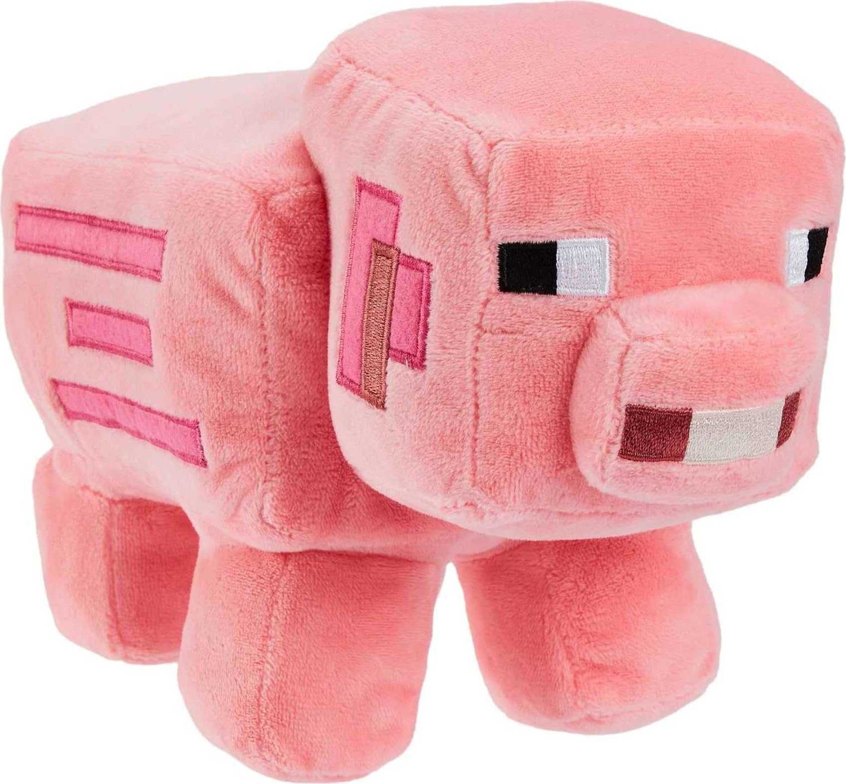 Mattel Minecraft Pig Plush - 8-inch Collectible Soft Toy for Ages 3+ 5