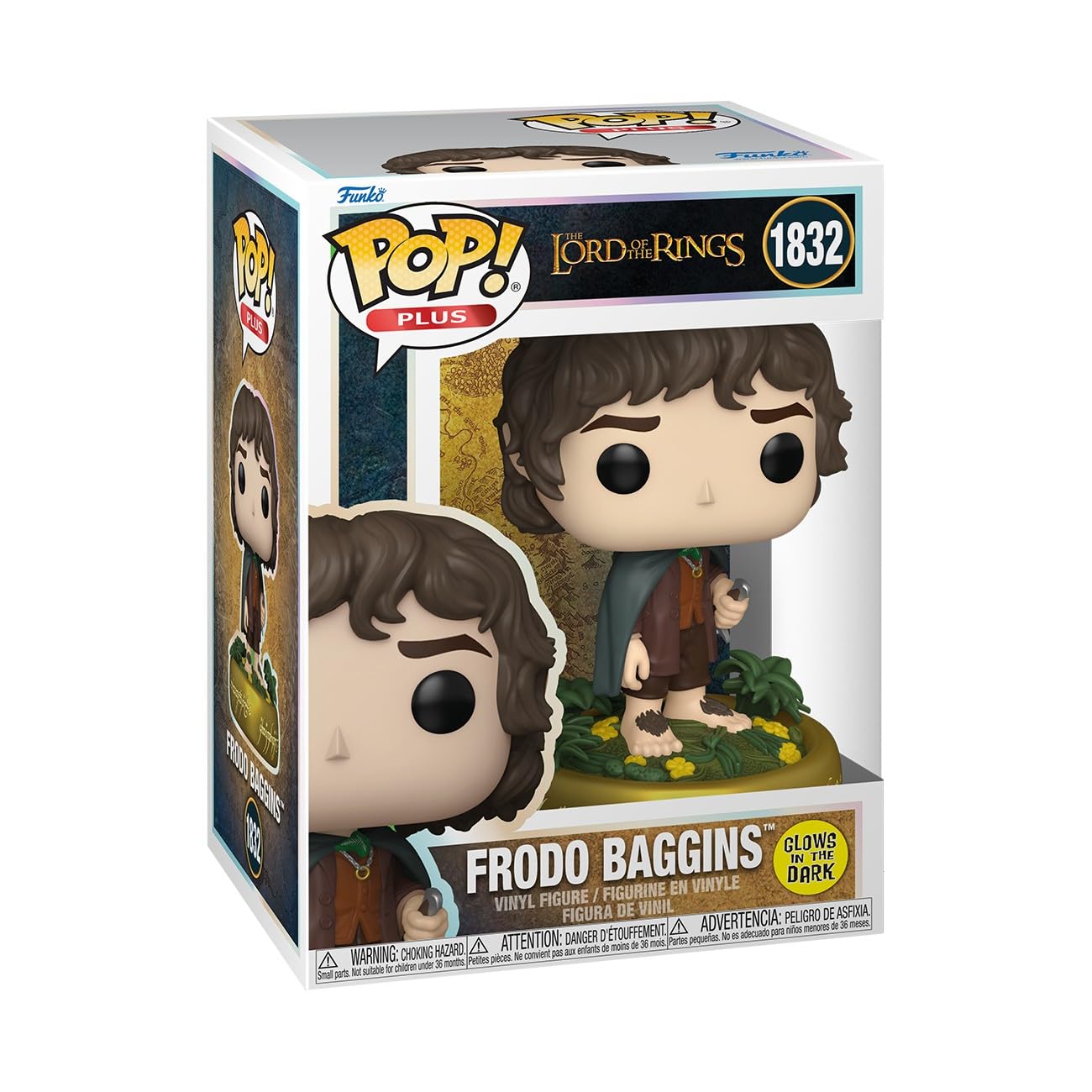 Funko Pop! Plus: Lord of the Rings - Frodo Baggins Glow in the Dark Vinyl Figure 1