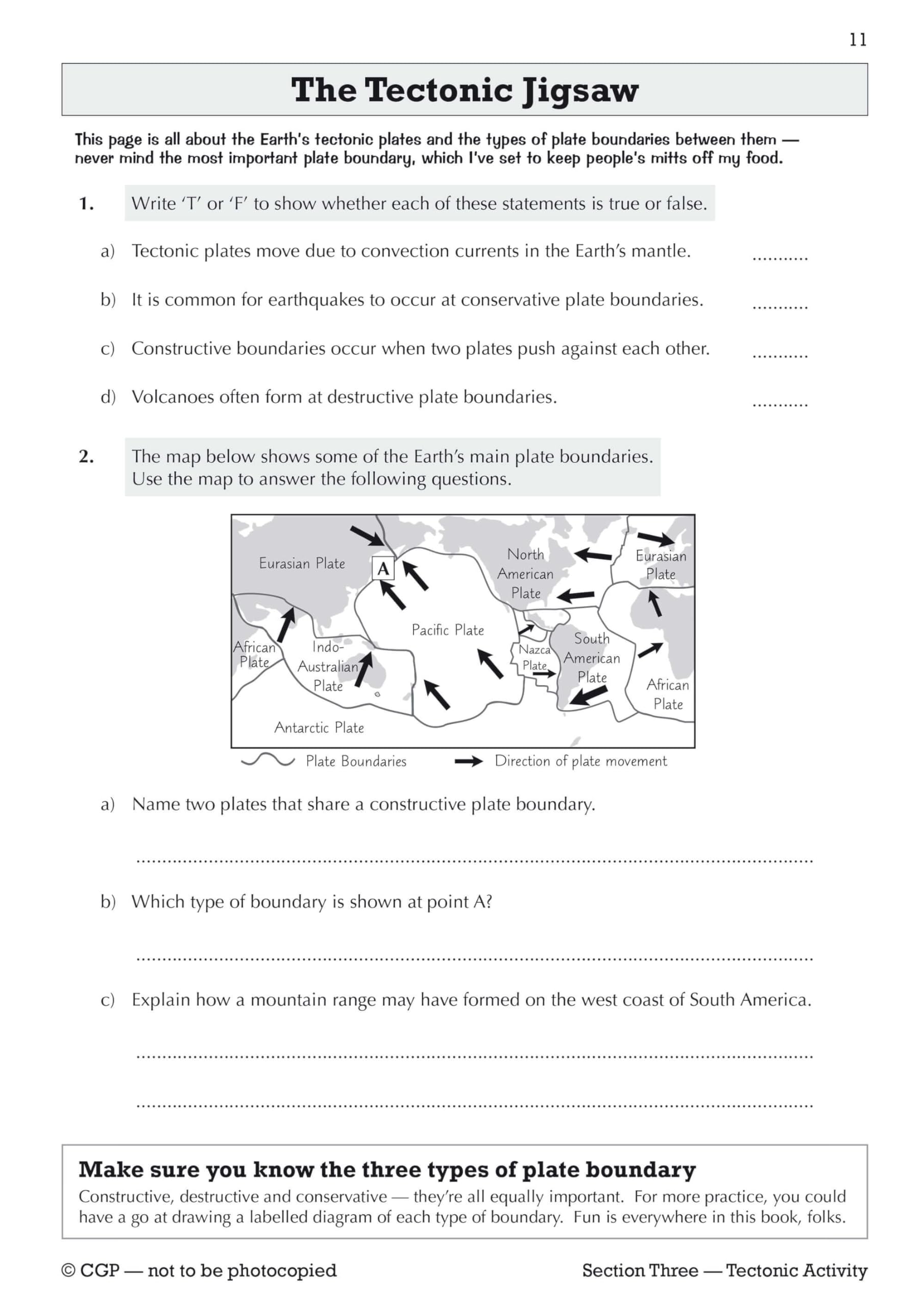 CGP New KS3 Geography Workbook with Answers - Years 7, 8 & 9 | Paperback 7