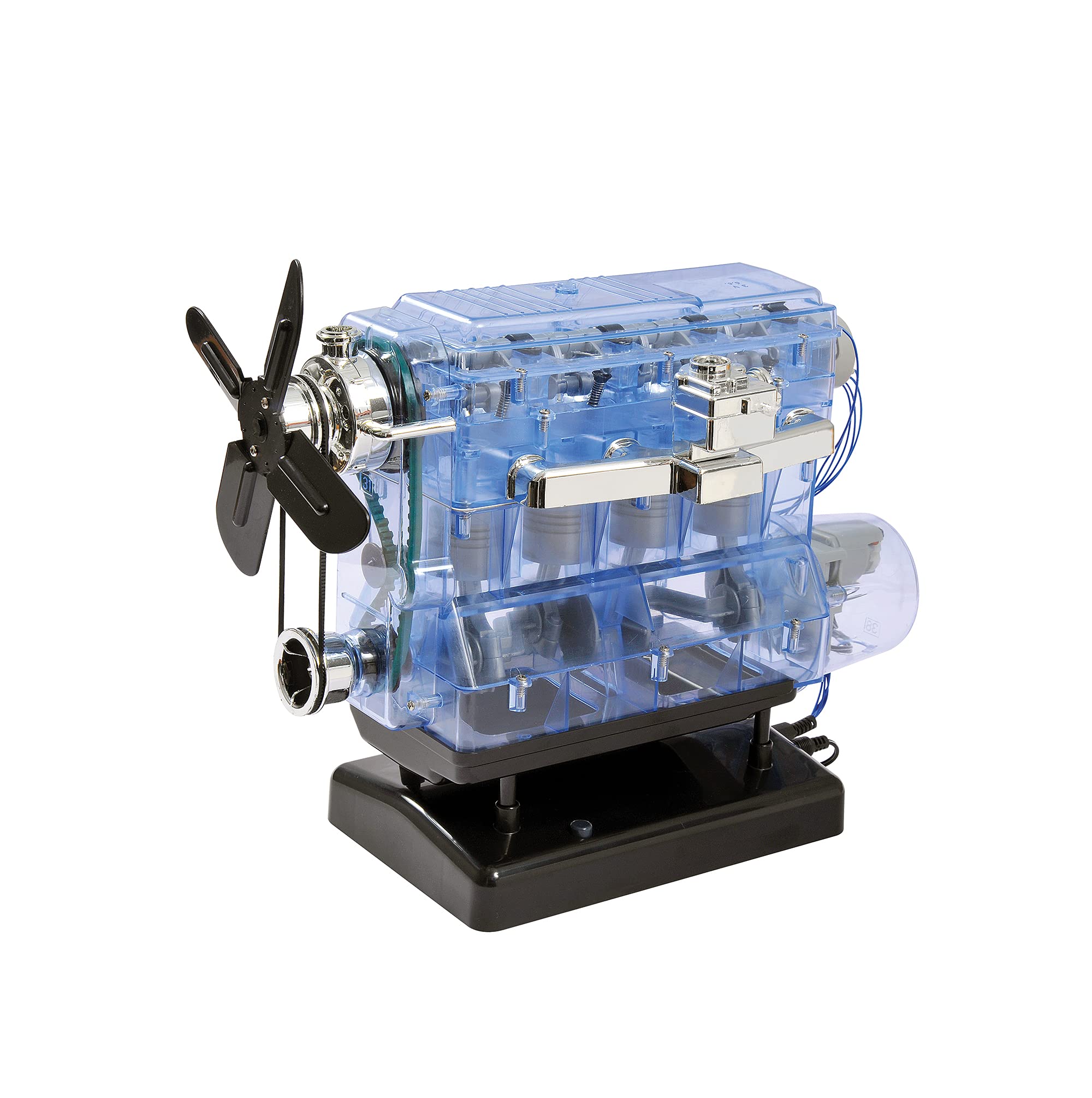 Machine Works 4-Cylinder Petrol Car Engine Replica Model - Build Your Own Engine Kit for Kids & Adults 3