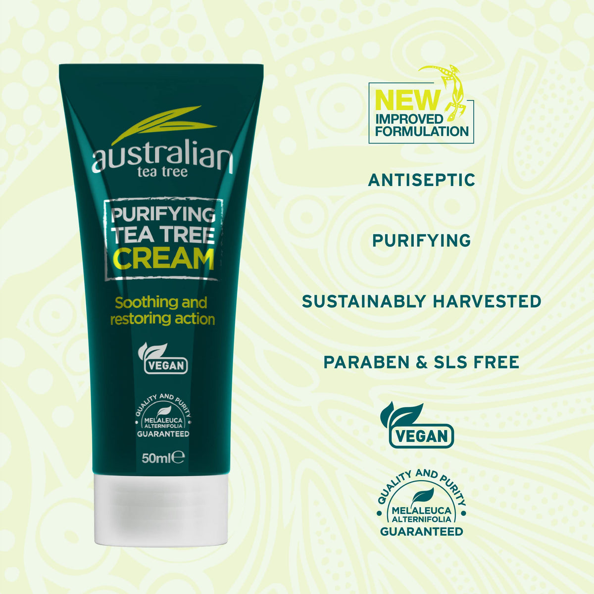 Australian Tea Tree Antiseptic Cream - Purifying & Soothing | 50ml 8