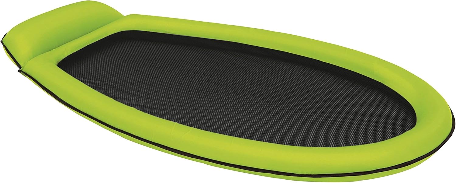 Intex Mesh Lounge Mat - 178x94 cm with Built-In Pillow and Dual Air Chambers 1