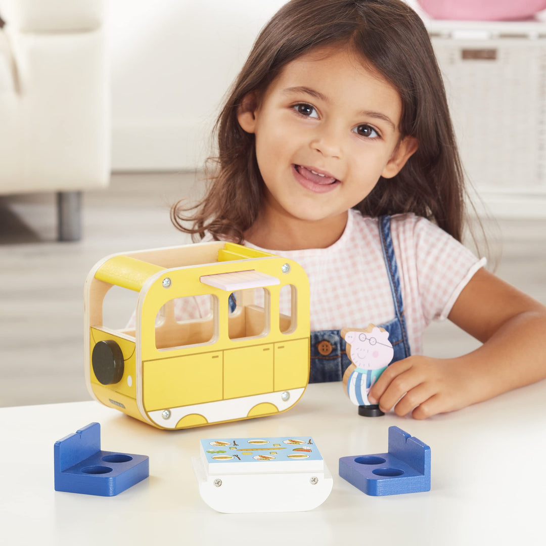 Camping-car en bois Peppa Pig