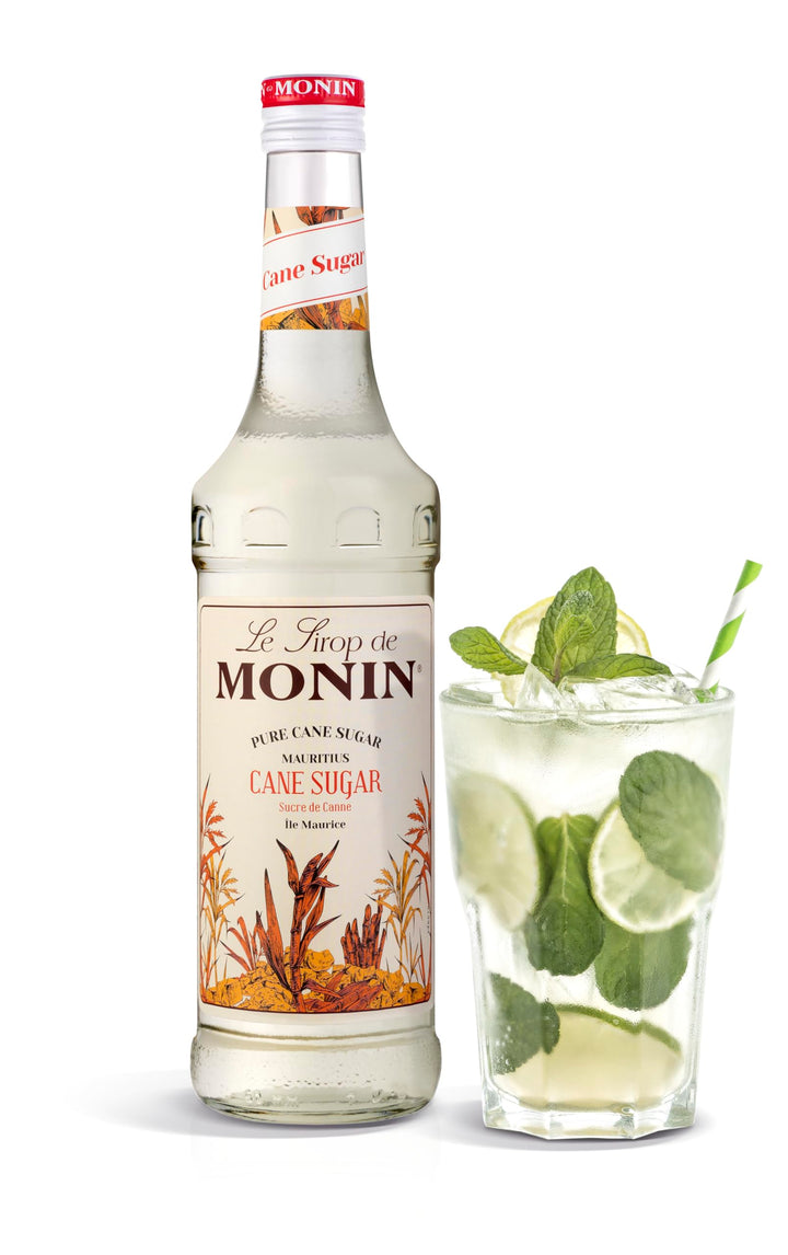MONIN Pure Cane Sugar Syrup 700ml - Vegan, Allergen-Free Sweetener for Coffee, Cocktails & Beverages