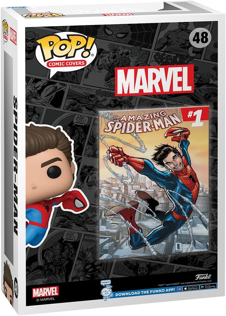 Funko Pop! Comic Cover: Marvel - The Amazing Spider-Man #1 - Spider-Man Vinyl Figure 4