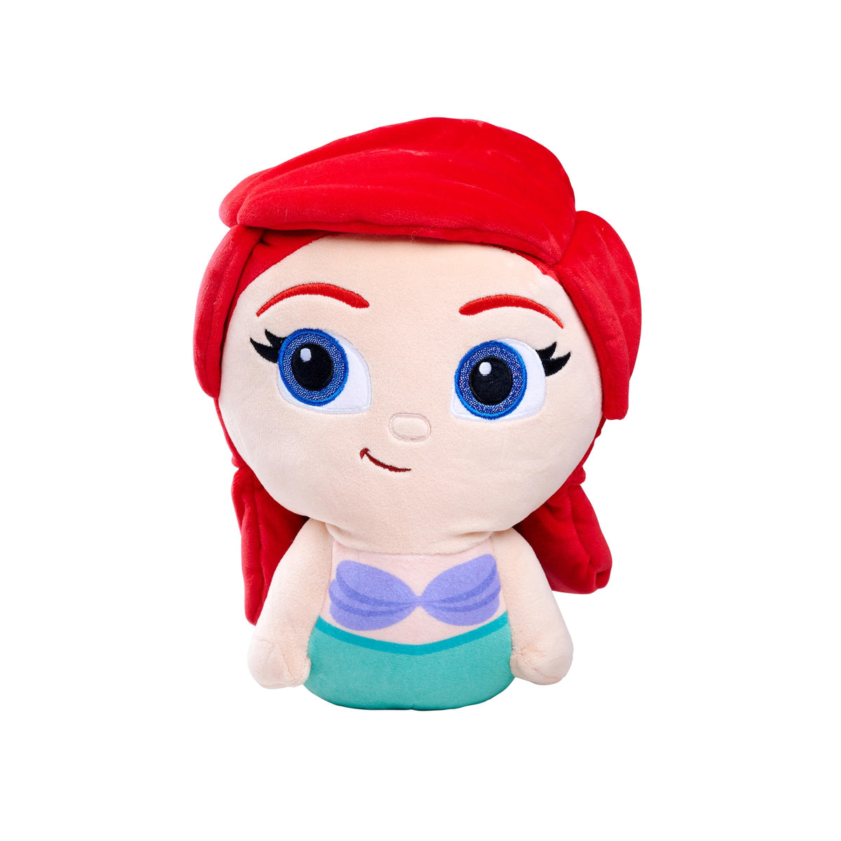Disney Ariel Soft Doll - 25cm Cuddly Plush | Glittery Eyes | Ages 0+