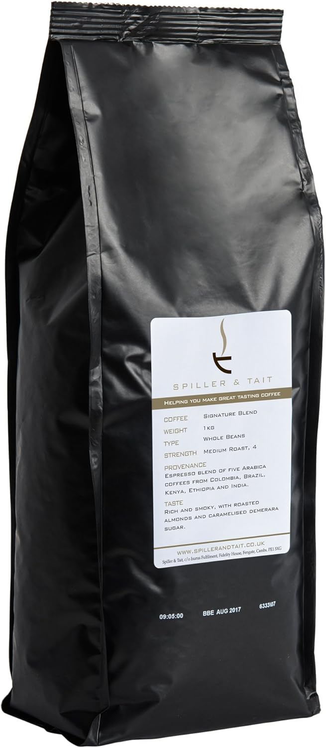 Spiller & Tait Signature Blend - Award-Winning Whole Bean Coffee 1kg