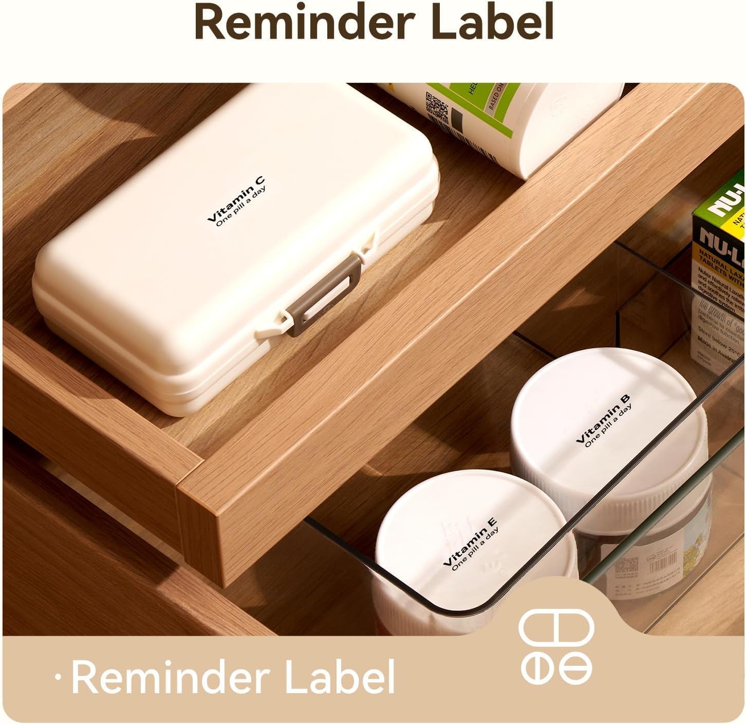 NIIMBOT Clear All-Purpose Labels - Waterproof & Tear-Resistant Direct Thermal Stickers for D11/D110/D101/H1S Printers | 14x30mm 3