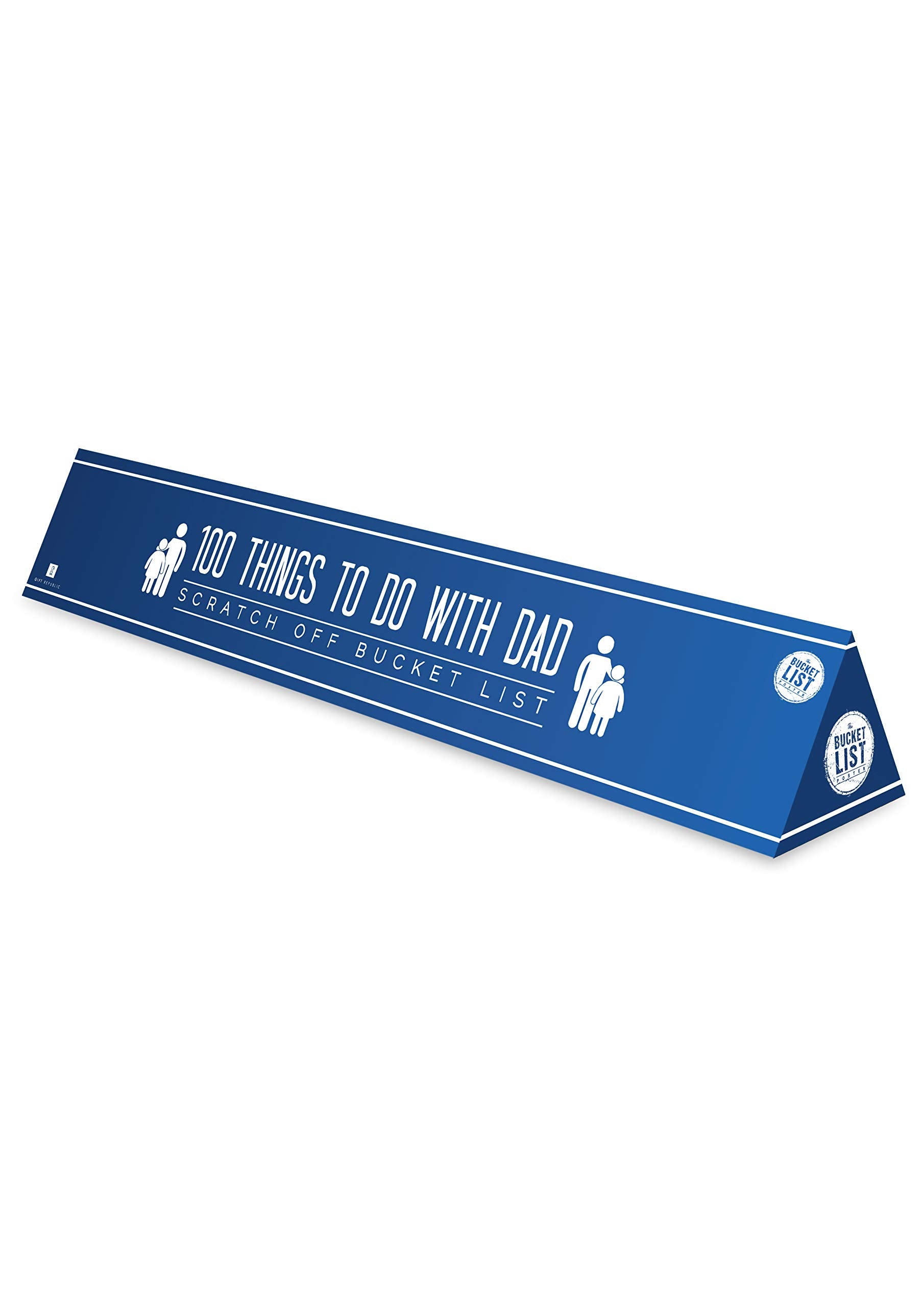 Gift Republic 100 Things To Do With Dad Bucket List Scratch Poster | A2 Portrait | Multi-Color 2